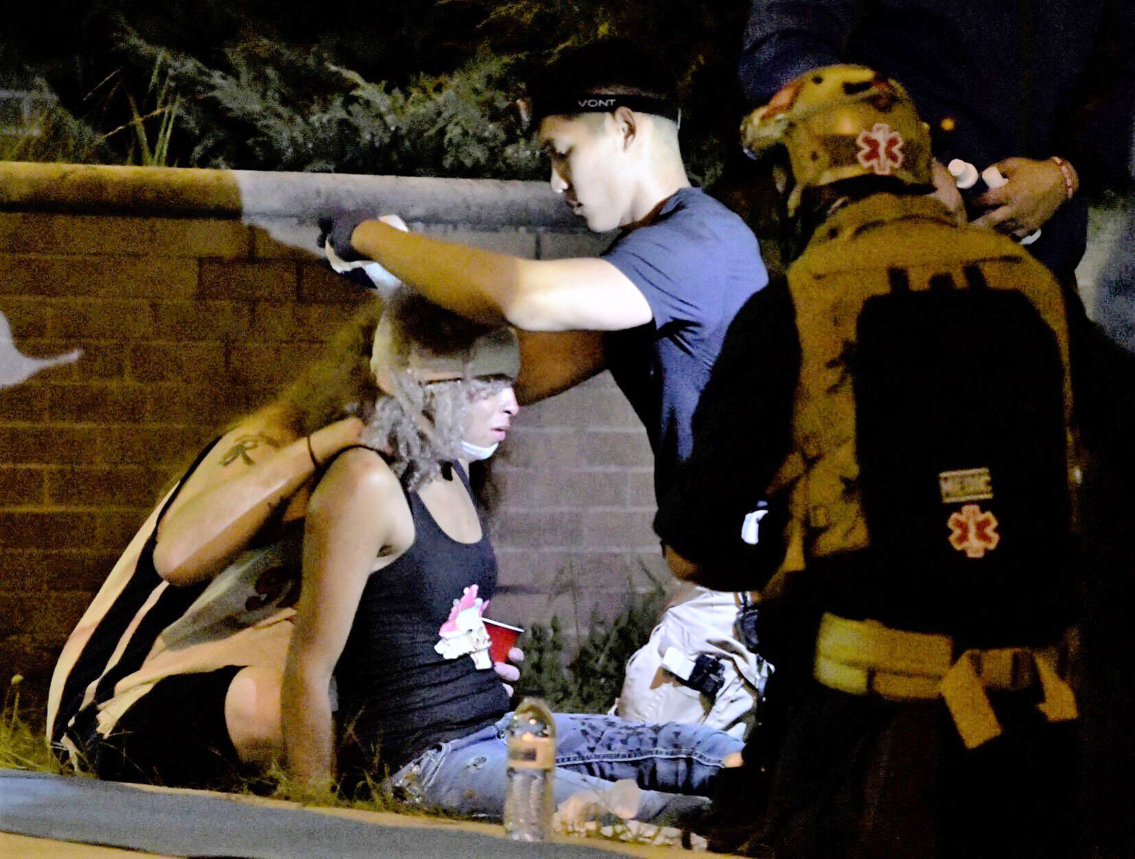 CIVIL UNREST AFTER OFFICER SHOOTING - TUESDAY